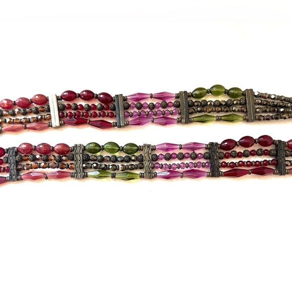 Beaded belt colorful - Picture 5 of 9